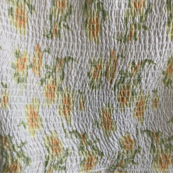 Layered With Love NWT 3X Plus Size Yellow Floral Midi Dress Feminine - Picture 11 of 16